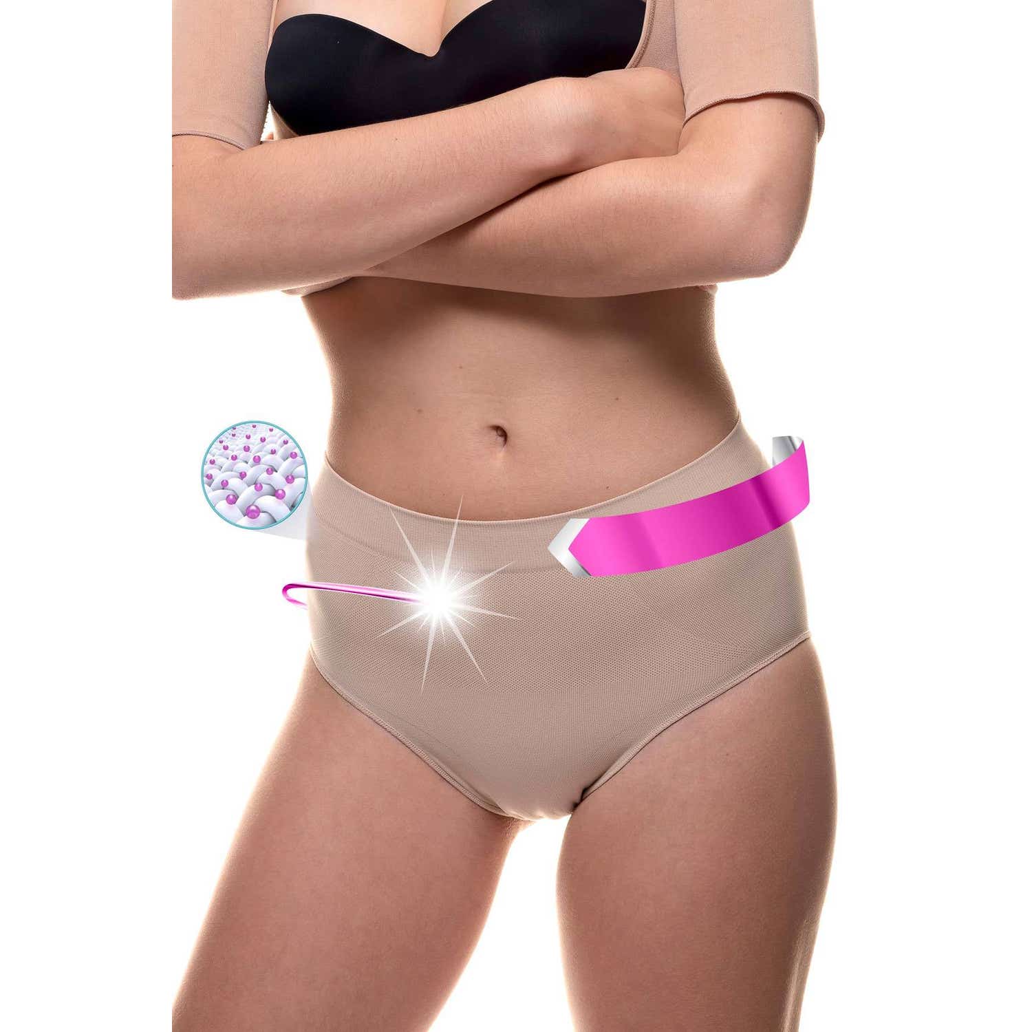 Anaissa Gina Ceinture Amincissante 3D Ventre Plat Nude M 1ut