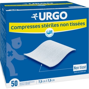 Urgo Comp Non Tisse 7,5x7,5 50 sachets