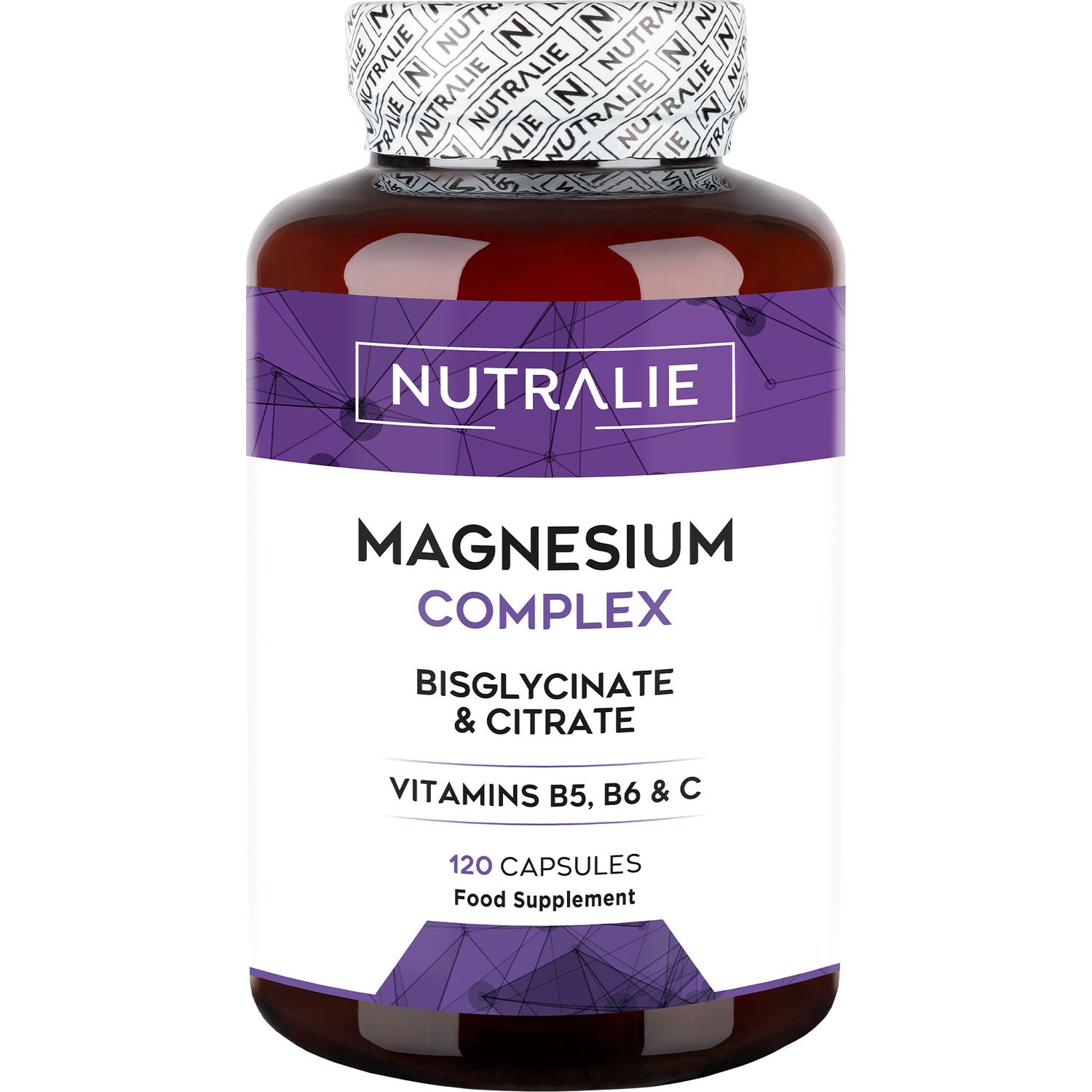 Nutralie Magnésium Bisglycinate Citrate Complex Bio 120caps