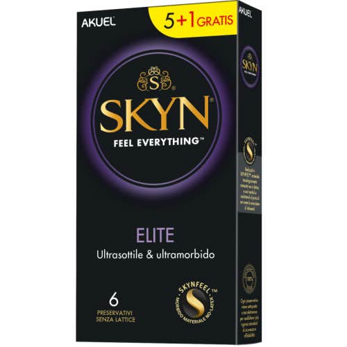 Akuel Skin Elite Préservatifs Sans Latex 6uts