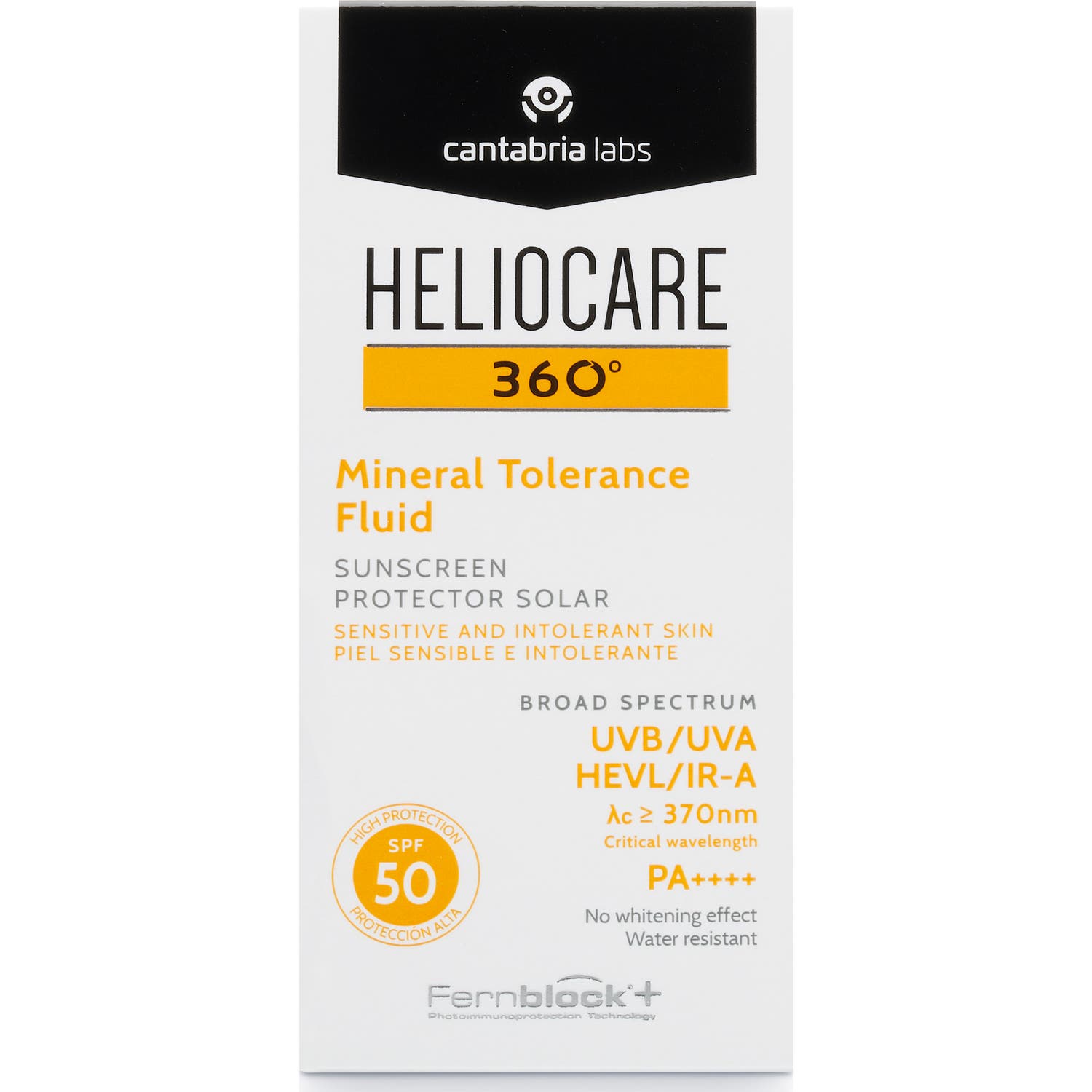 Heliocare 360º Mineral Tolerance Fluid SPF50+ 50 ml