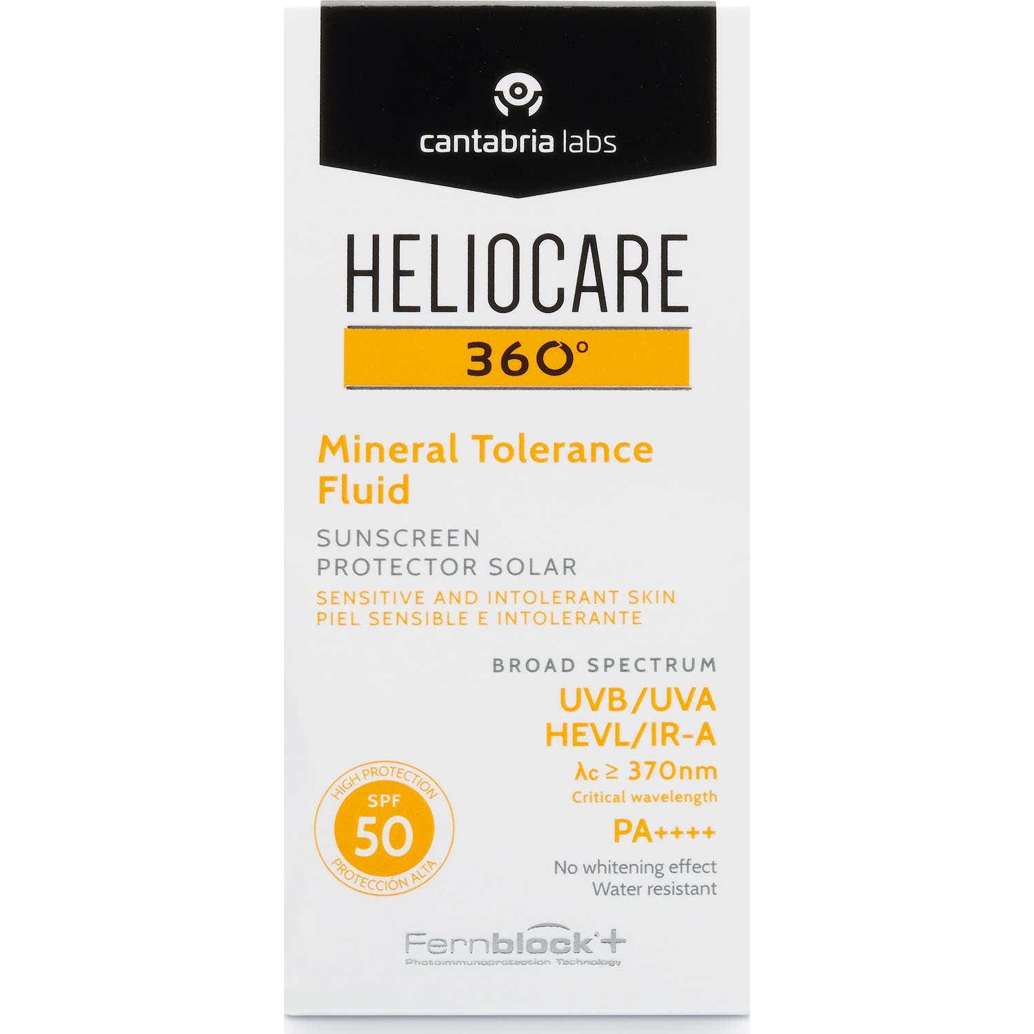 Heliocare 360º Mineral Tolerance Fluid SPF50+ 50 ml
