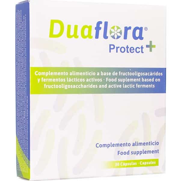 Duaflora Protect+ Prébiotiques et Probiotiques 30caps