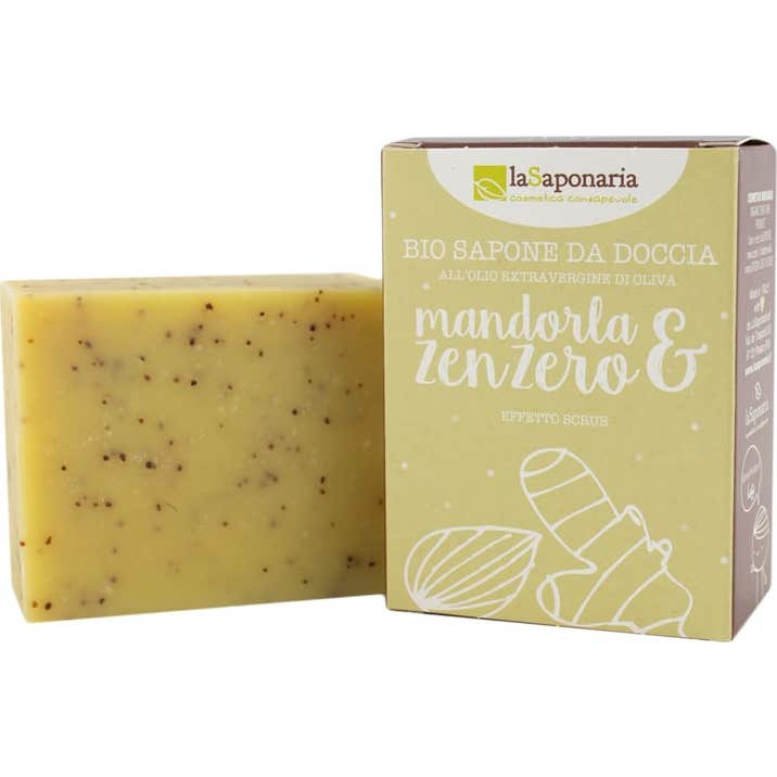 La Saponaria Savon Solide Amande et Gingembre 100g