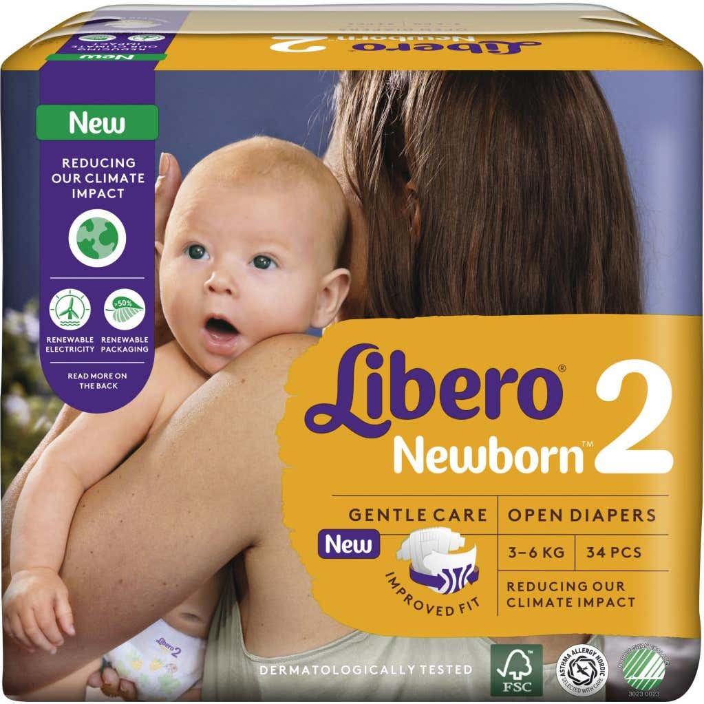 Libero Newborn 2 Couche 3-6kg 34uts