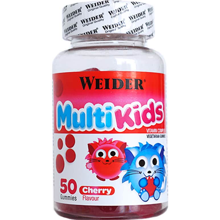 Weider Multi Kids Up Cherry Gummy 50 pièces
