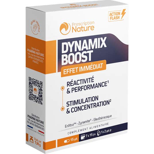 Prescription Nature Dynamix Boost 15 Gélules
