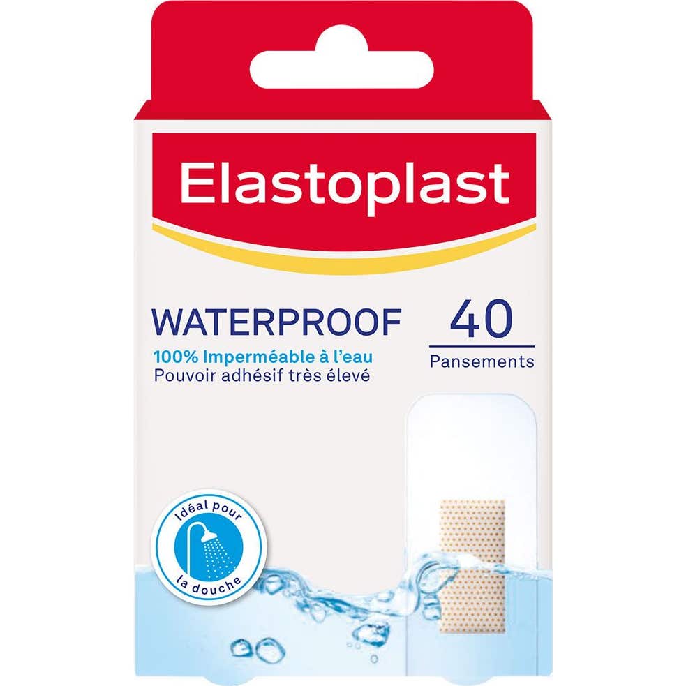 Elastoplast Waterproof Pansements Imperméable 40uts