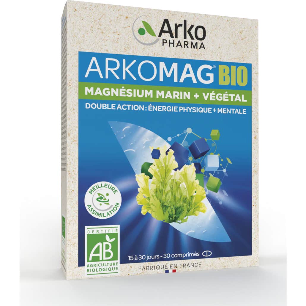 Arkopharma Arkomag BIO Magnesio Marino + Vegetal 30comp