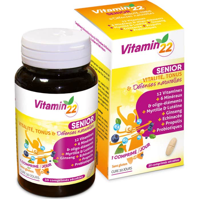 Vitamin'22 Senior 30Comp Taille 10