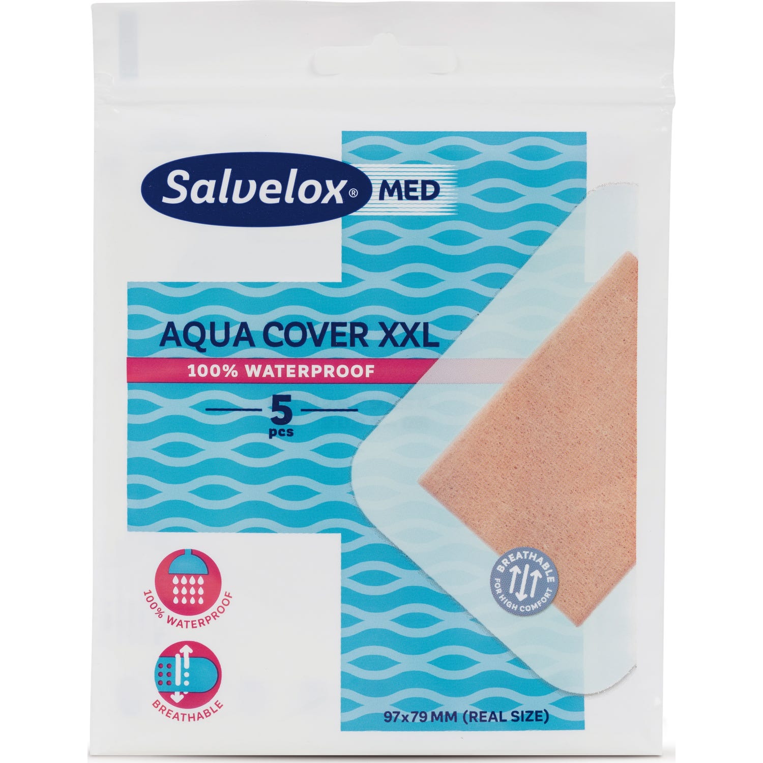 Salvelox Aqua Cover XXL apósitos XXL apósitos 5uds