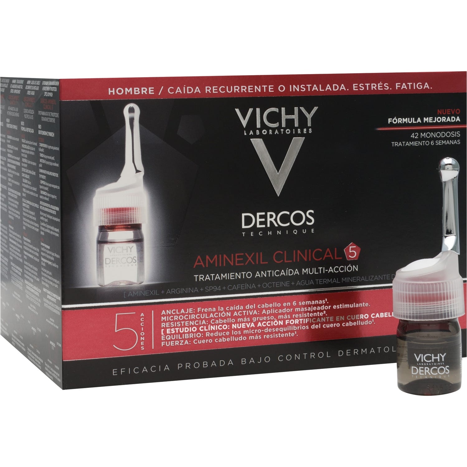 Vichy Dercos Aminexil Clinical 5 Homme 42 fioles