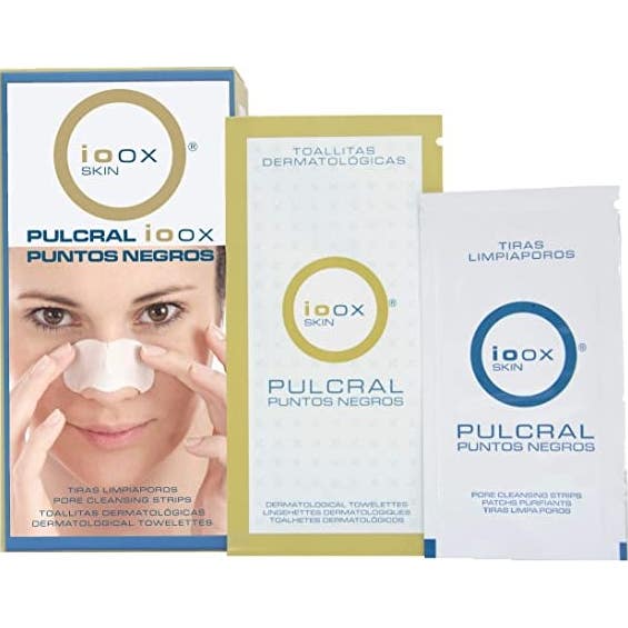 ioox™ Pulcral Points Noirs 6 bandelettes + 6 lingettes