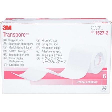 Transpore Rouleau de Bandage Transparent 25mmx5m