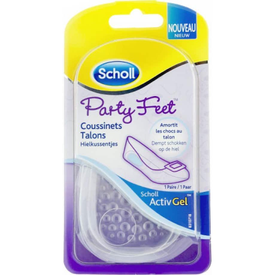 Scholl ActivGel Party Feet Coussinets Talons 1 Paire