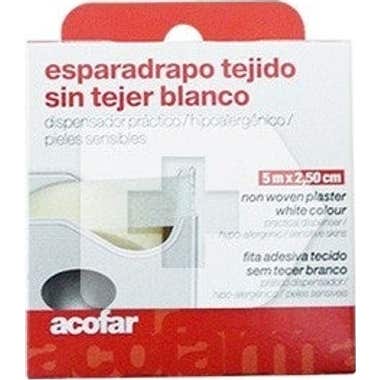 Acofar plâtre blanc non tissé 5x1,5cm 1 pc