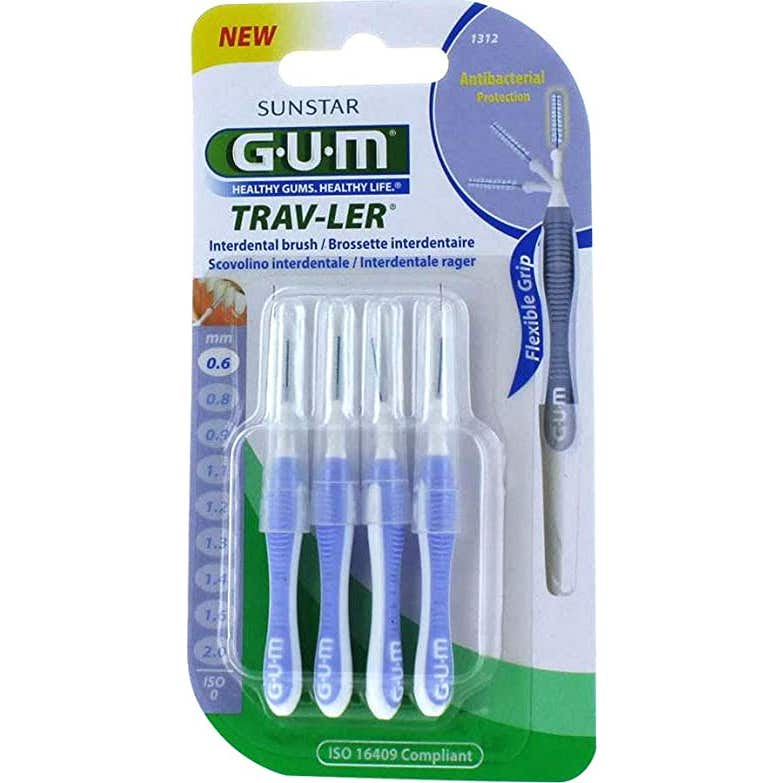 Gum Trav-ler Brossettes Interdentiares 1312 0,6mm 4 Unité