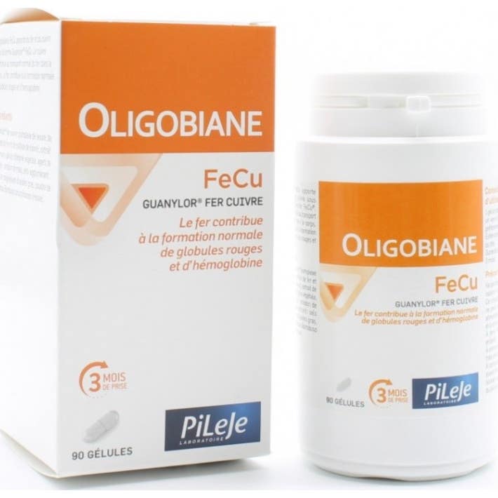PiLeJe Oligobiane FeCu 90 Gélules