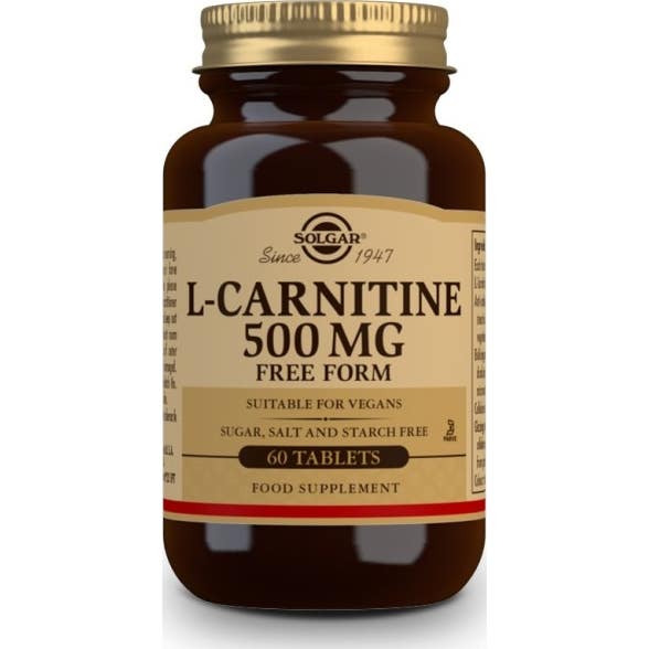 Solgar L-carnitine 500 Mg 60 Comprimés
