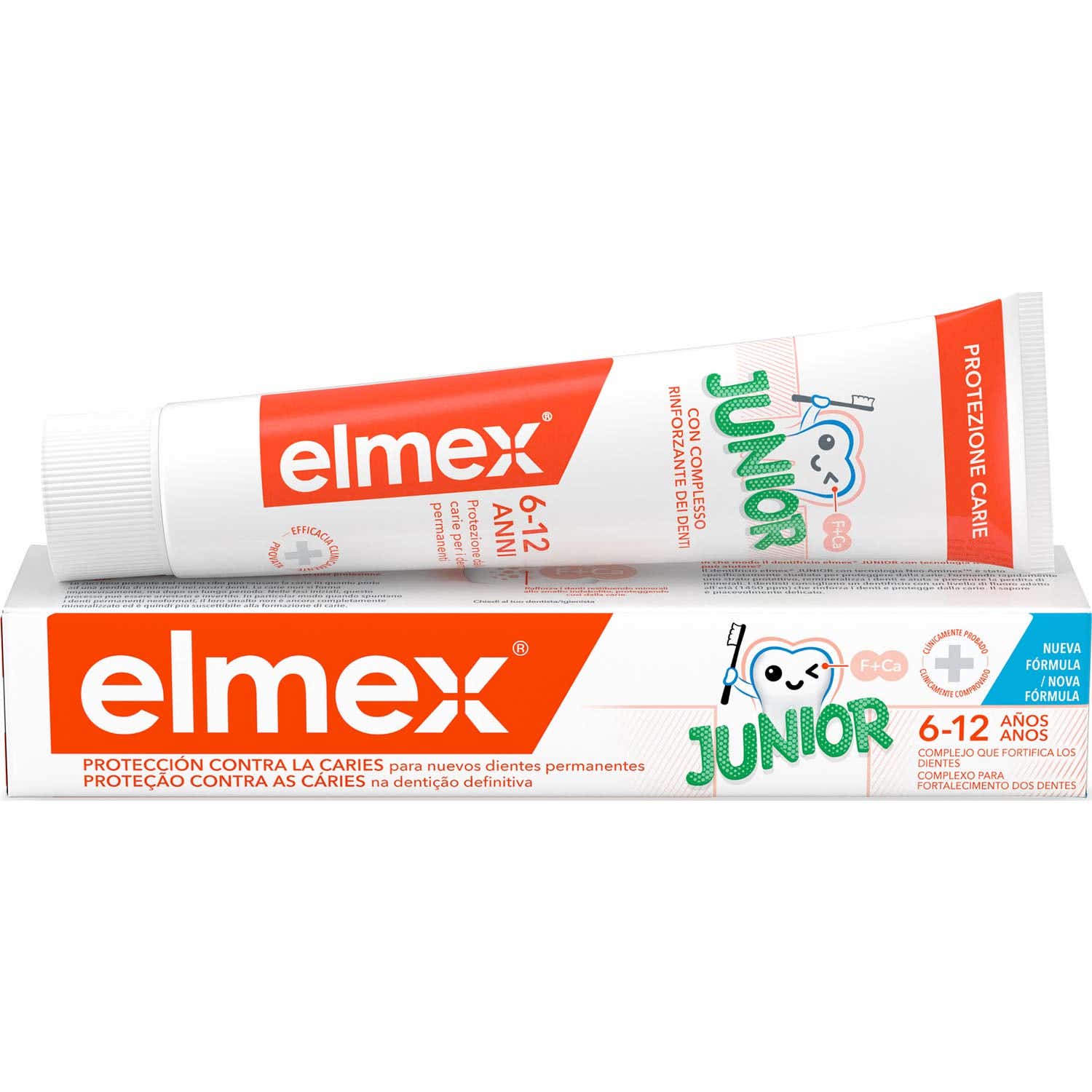 Elmex Dentifrice Junior 6-12 Ans 75ml