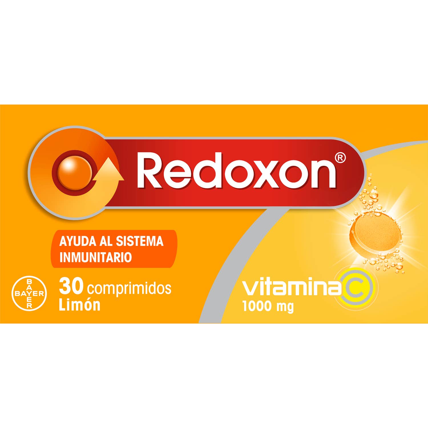Bayer Redoxon® Vitamine C Effervescent Citron1g x 30comp
