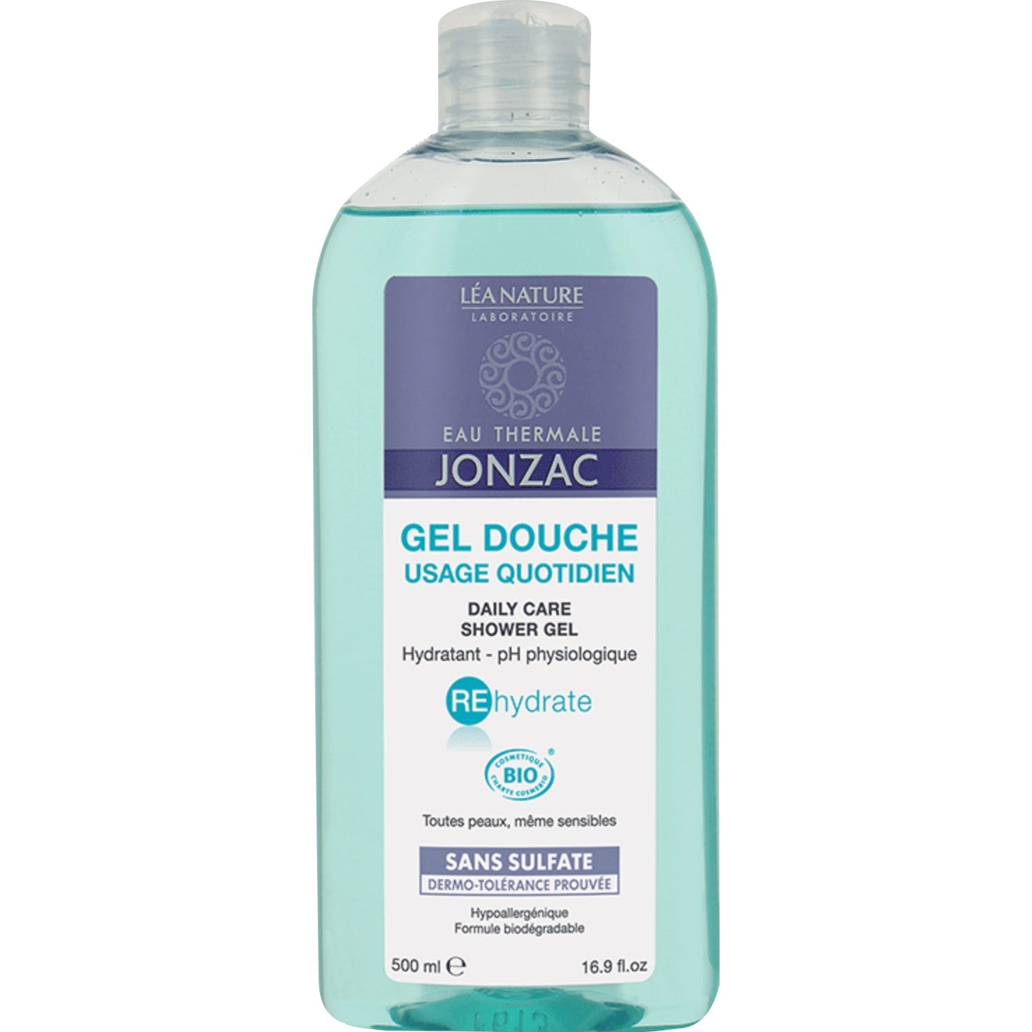 Jonzac Gel Douche Haute Tolérance Hydratant 500ml