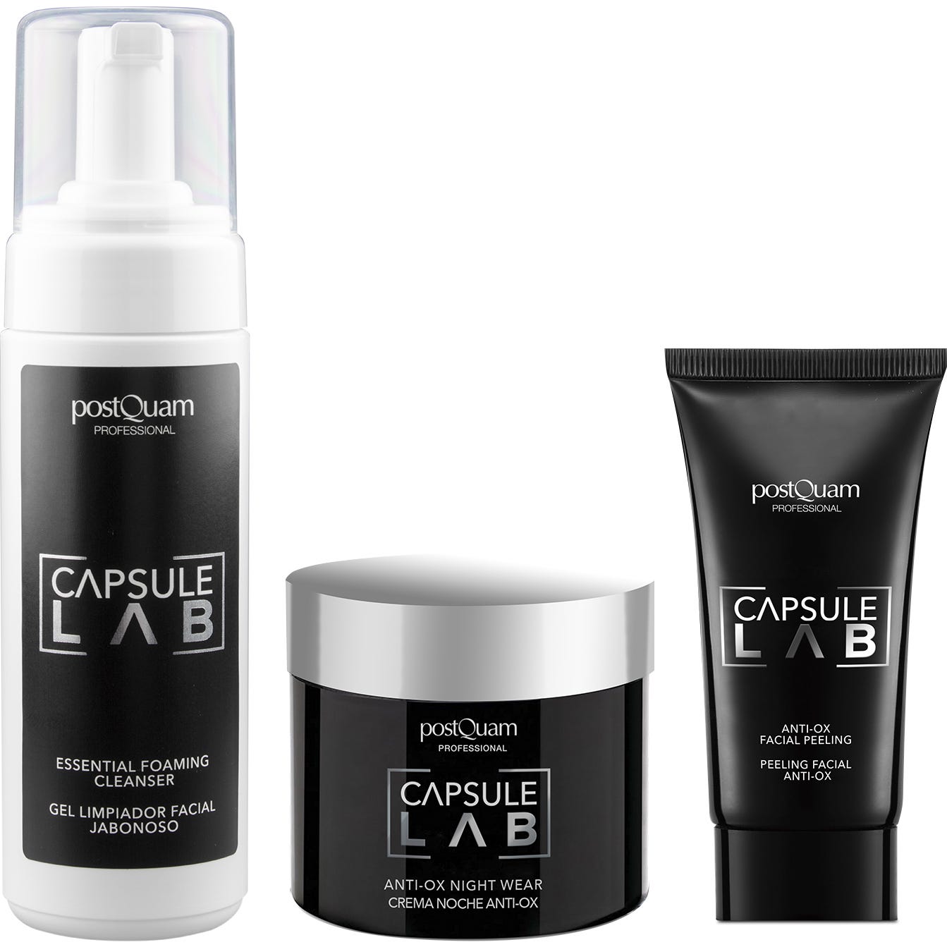 Routine de nuit du laboratoire de capsules de Postquam Pack