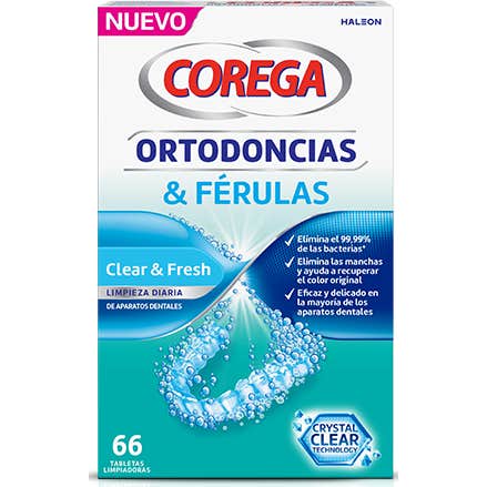 Corega Orthodontie et attelles 66 pièces