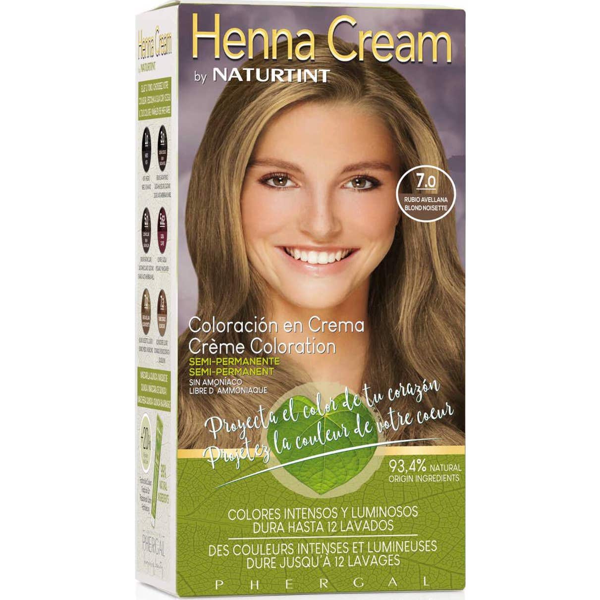 Naturtint Crème au henné 7.0 Noisette blonde 110ml