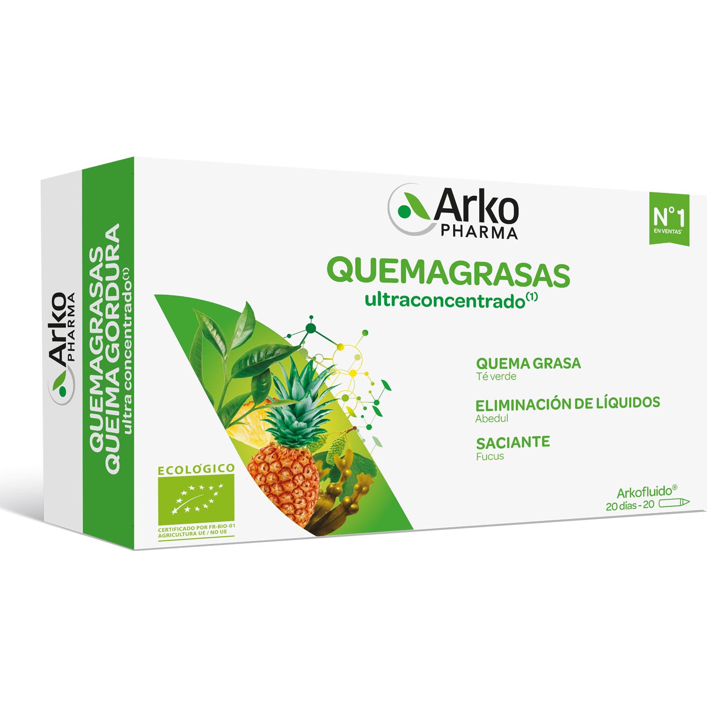 Arkopharma Quema Grasa Bio 20 Ampoules