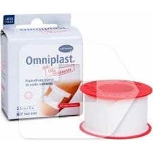 Omniplast ruban adhésif en tissu blanc 10m