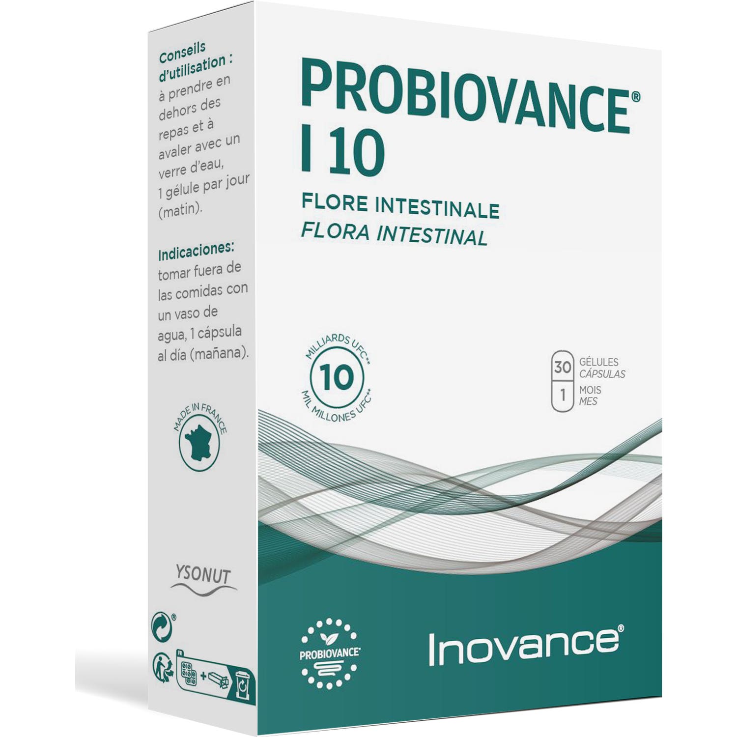 Ysonut Inovance Probiovance I 10 30 gélules