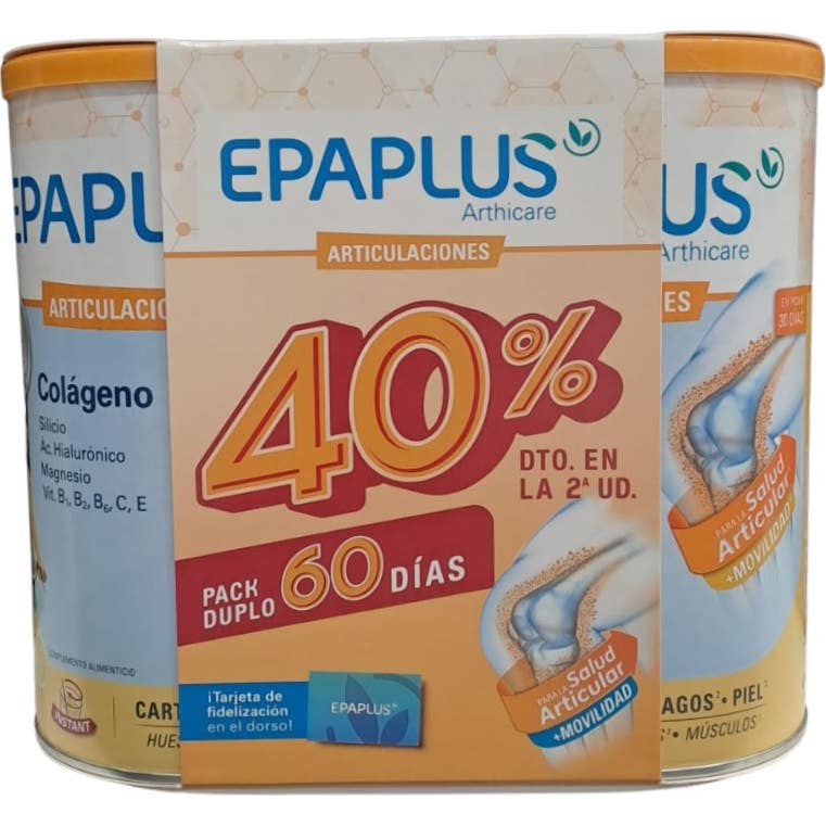 Epaplus Collagène + Acide Hyaluronique + Magnésium + Silicium 2x334g