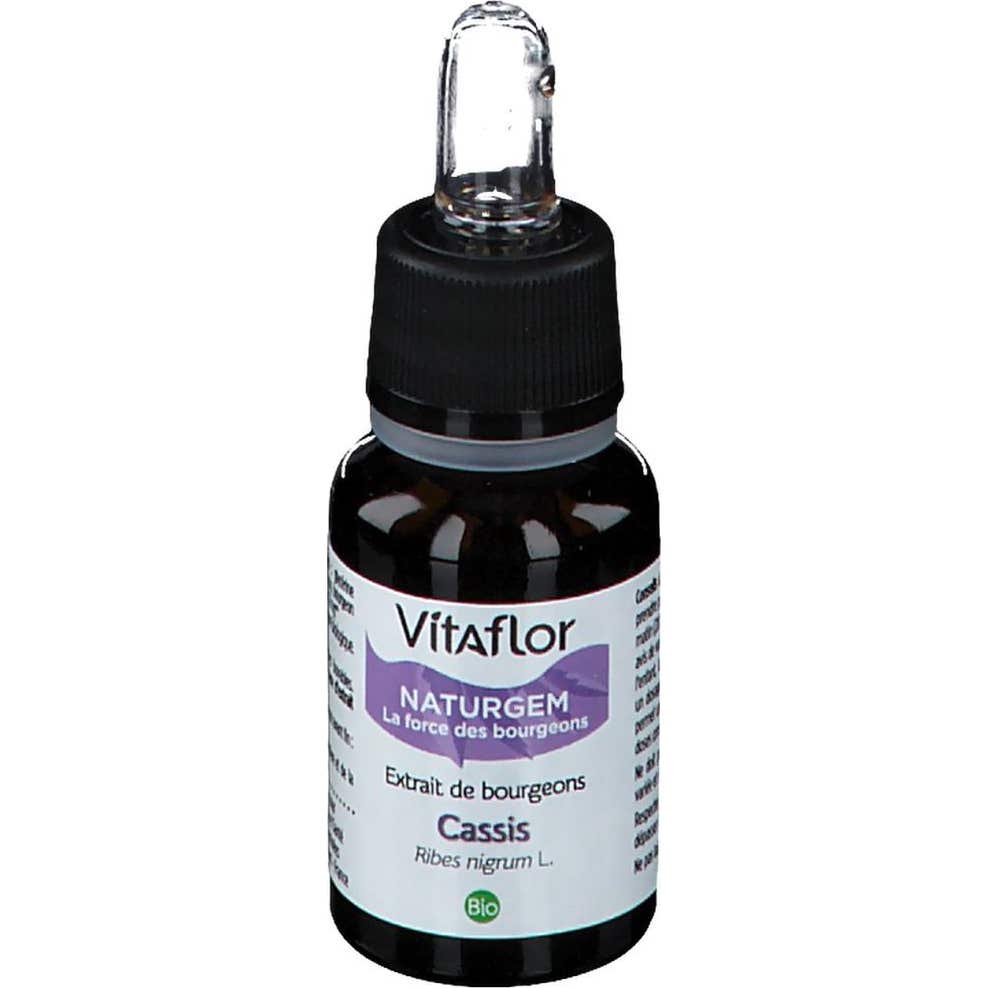 Vitaflor Extrait de Bourgeons Bio Cassis 15 ml