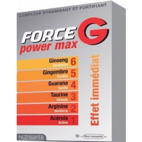 Nutrisanté Force G Power Max 10 Ampoules x 10ml