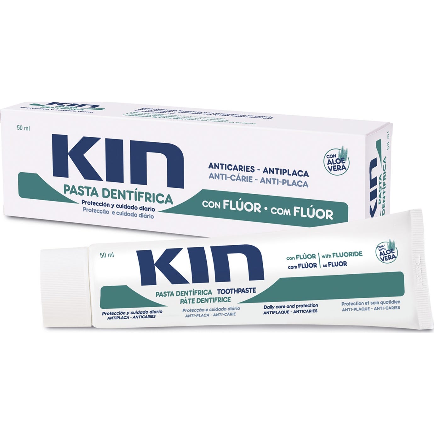 Dentifrice Kin au fluor et à l'aloe vera 50ml