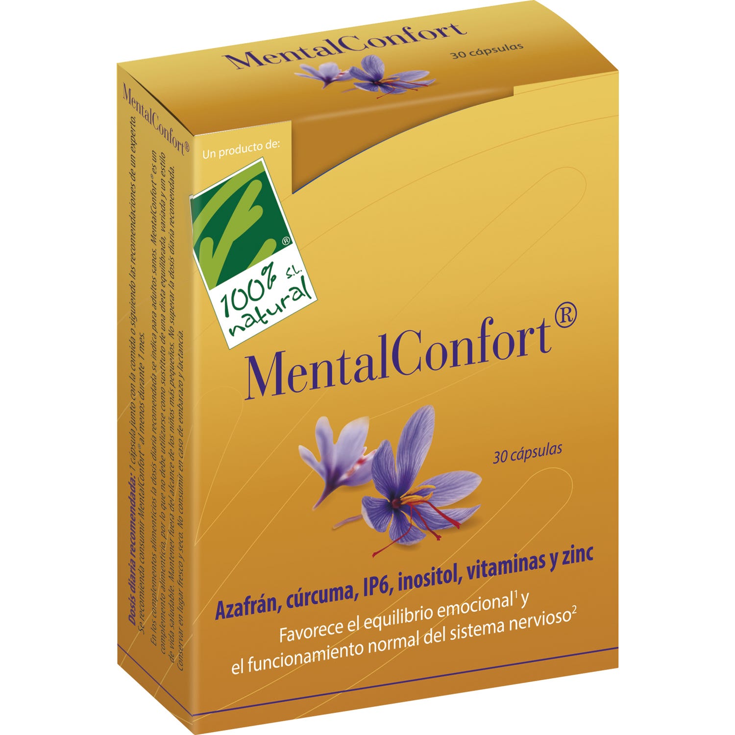 Confort Mentale 100% Naturel 30caps