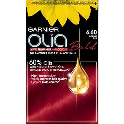 Garnier Olia Teinture Cheveux Nro 6.60 Rouge Intense 1 Unité