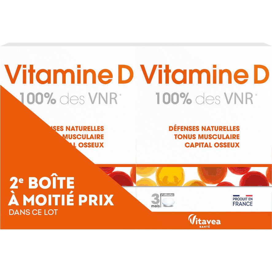 Nutrisanté Vitamine D 2x90 Comprimés