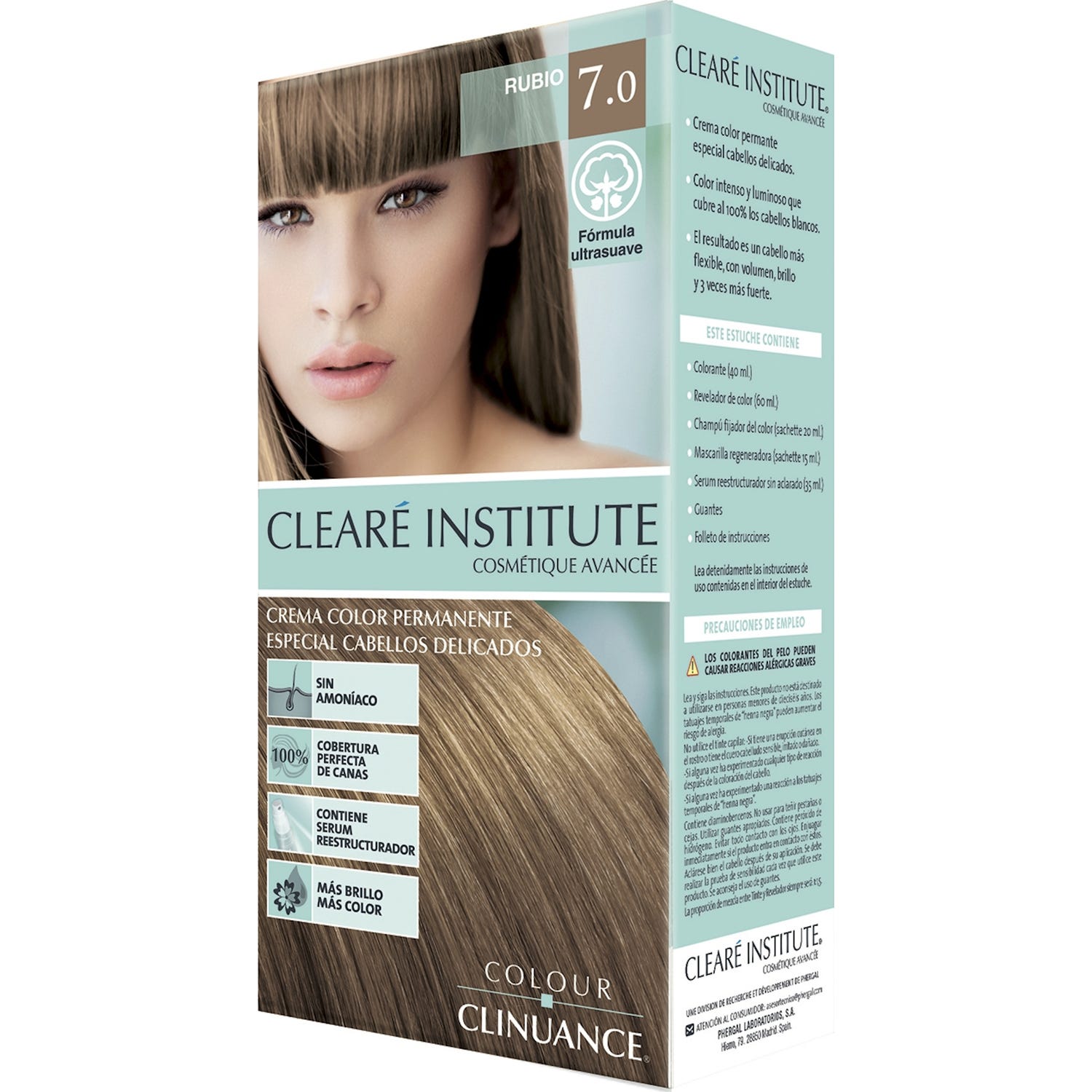 Cleare Institute Colour Clinuance Permanent Dye 70 Blonde 170ml