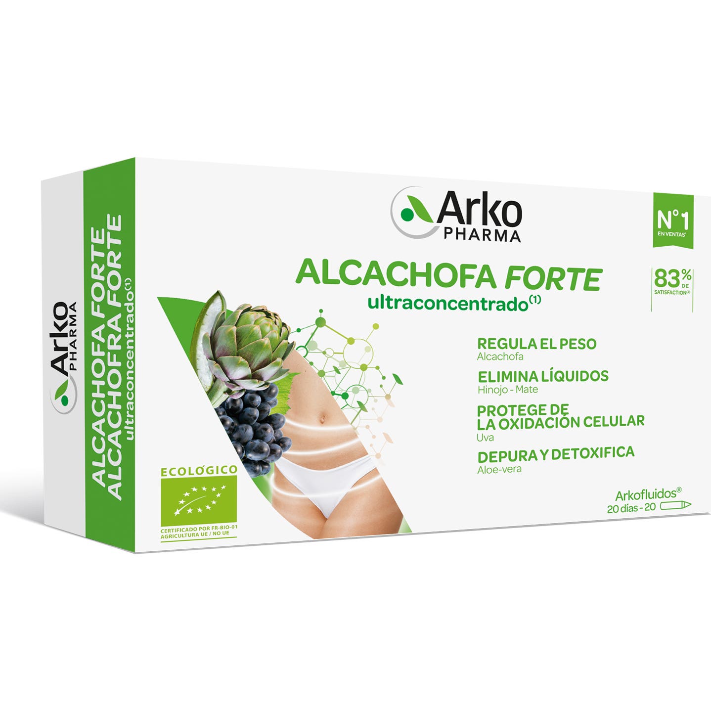 Arkopharma Arkofluido Forte Artichaut 20 Ampoules