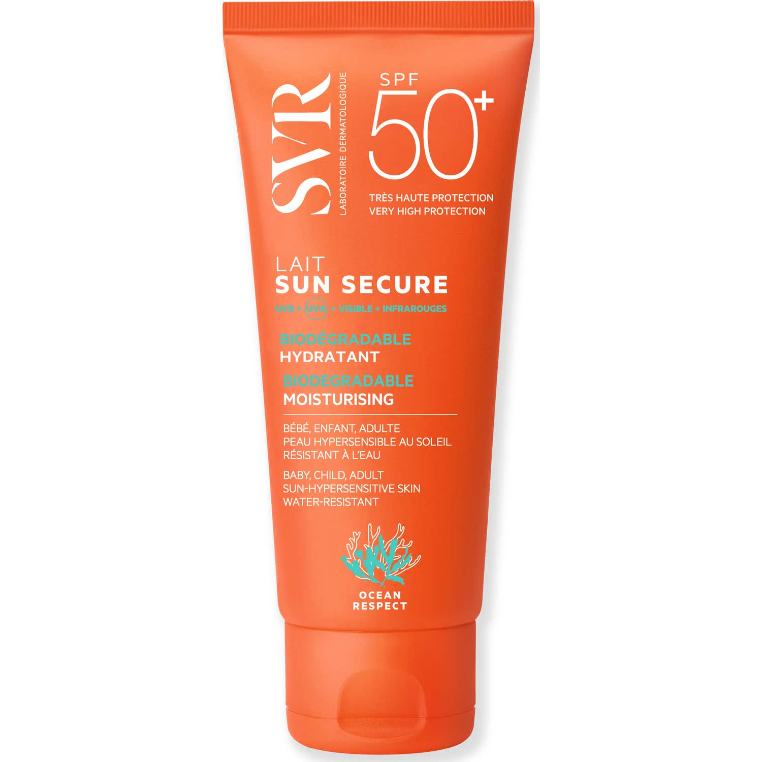 SVR Lait Sun Secure Hydratant SPF50+ 100ml