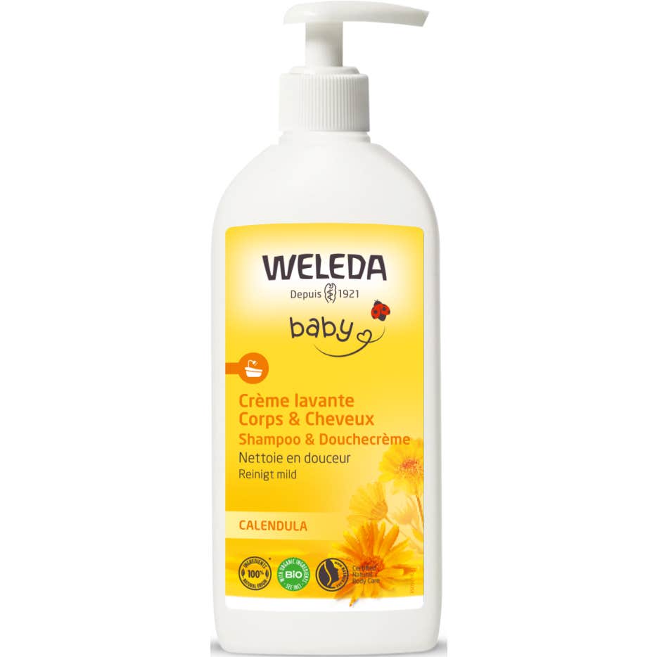 Weleda Bébé Crème Lavante Calendula Bio 400ml