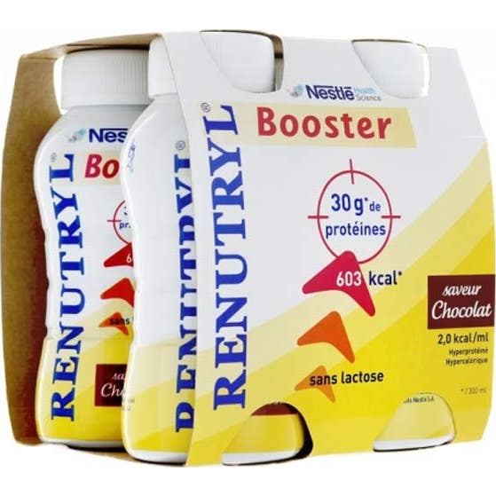 Renutryl Booster Boison Chocolat 4x300ml