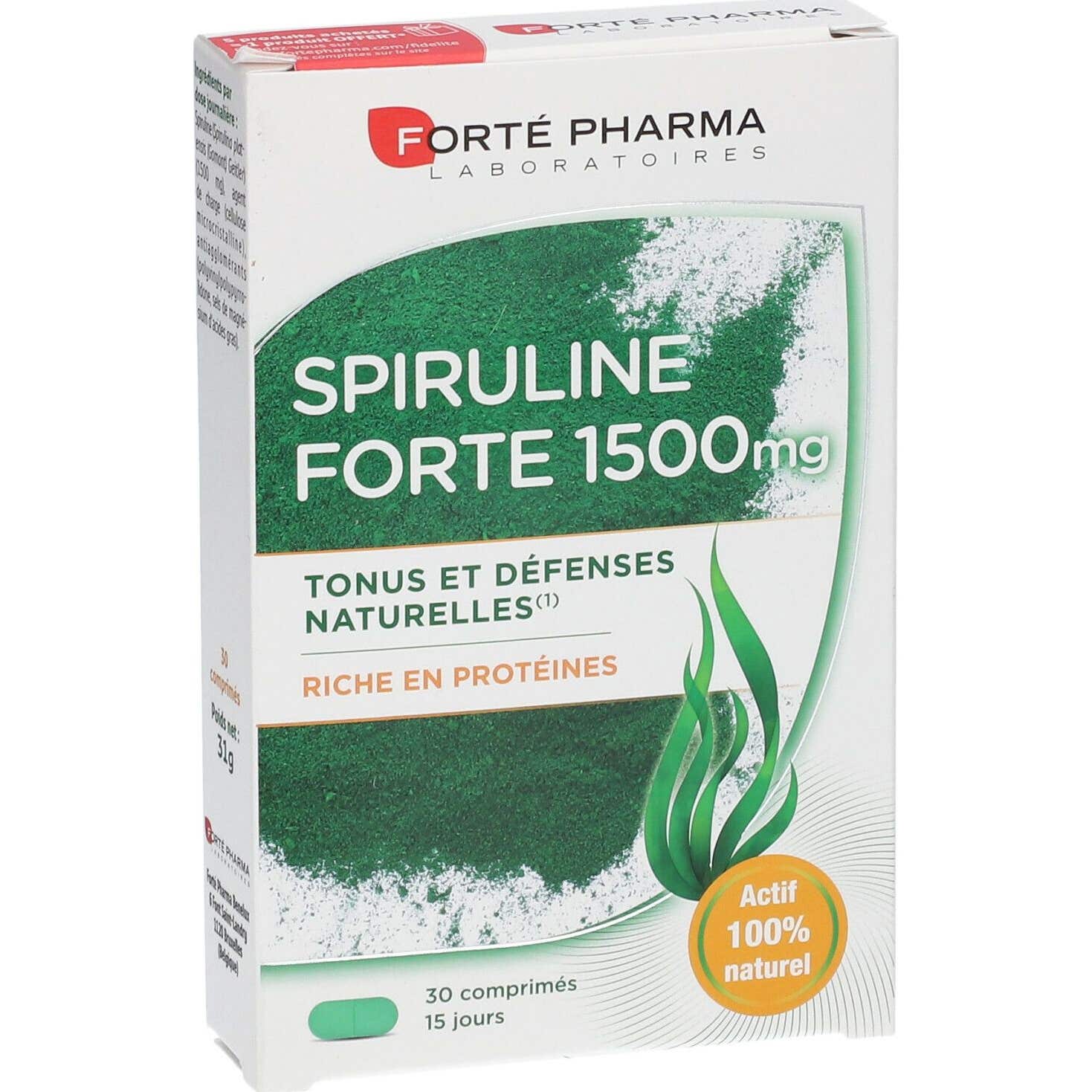 Forte Pharma Forte Spiruline Forte 1500 Cpr 30