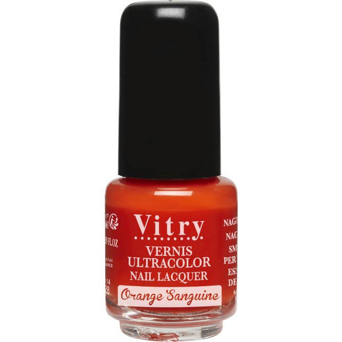 Vitry Mini Vernis Couleur Orange Sanguine 4 ml