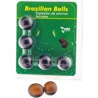 Diverty Sex Taloka Brazilian Balls Intimate Gel Chocolate 5uds