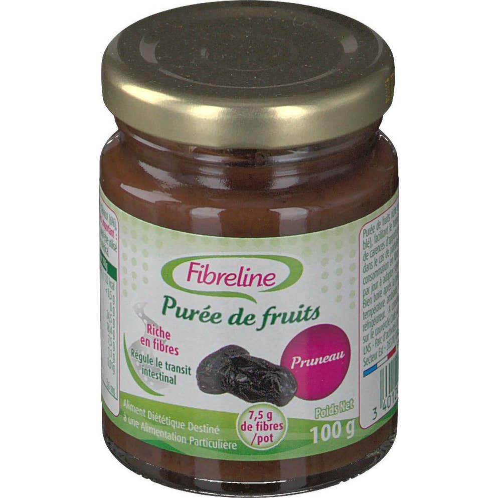 Fibreline Purée Pruneau Pot 100g