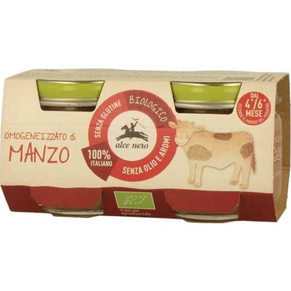 Boeuf Homogénéisé Bio 2X80G