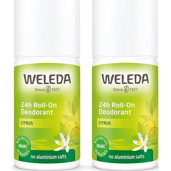 Weleda Déodorant Roll-On 24H Citrus 2x50ml